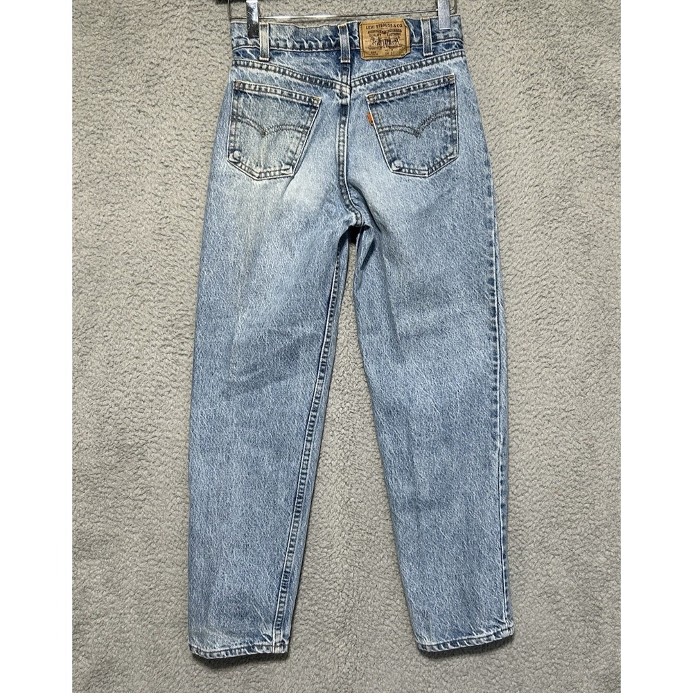 Levi's Youth Vintage 550 Relaxed Fit Jeans Orange Tab 1990s Sz 14 Regular - Picture 11 of 15